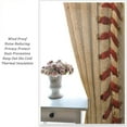 thumbnail image 4 of Sports Blackout Curtain,Vintage Baseball Texture Laces Closeup Print Window Drapes for Kid Girl Boy Teen Bedroom Living Room Home Decor,Rod Pocket Thermal Insulated Curtain 2 Panels 52x84 Inch,Yellow, 4 of 6