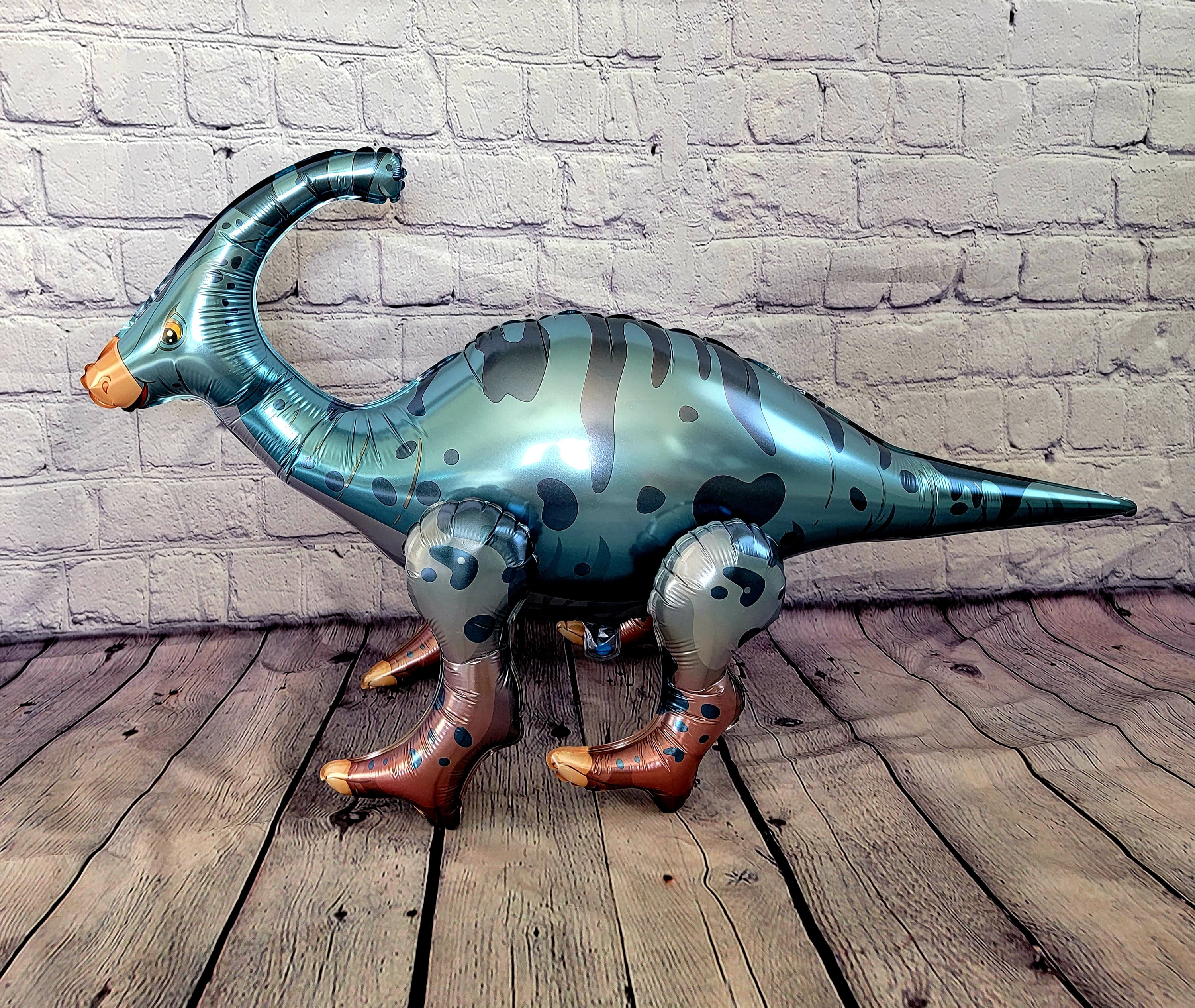 Dinosaur Party Supplies - 6 pcs Premium 3D JUMBO Foil Dinosaurs Mylar Balloons for Birthday Celebration - Colorful Dino Balloons
