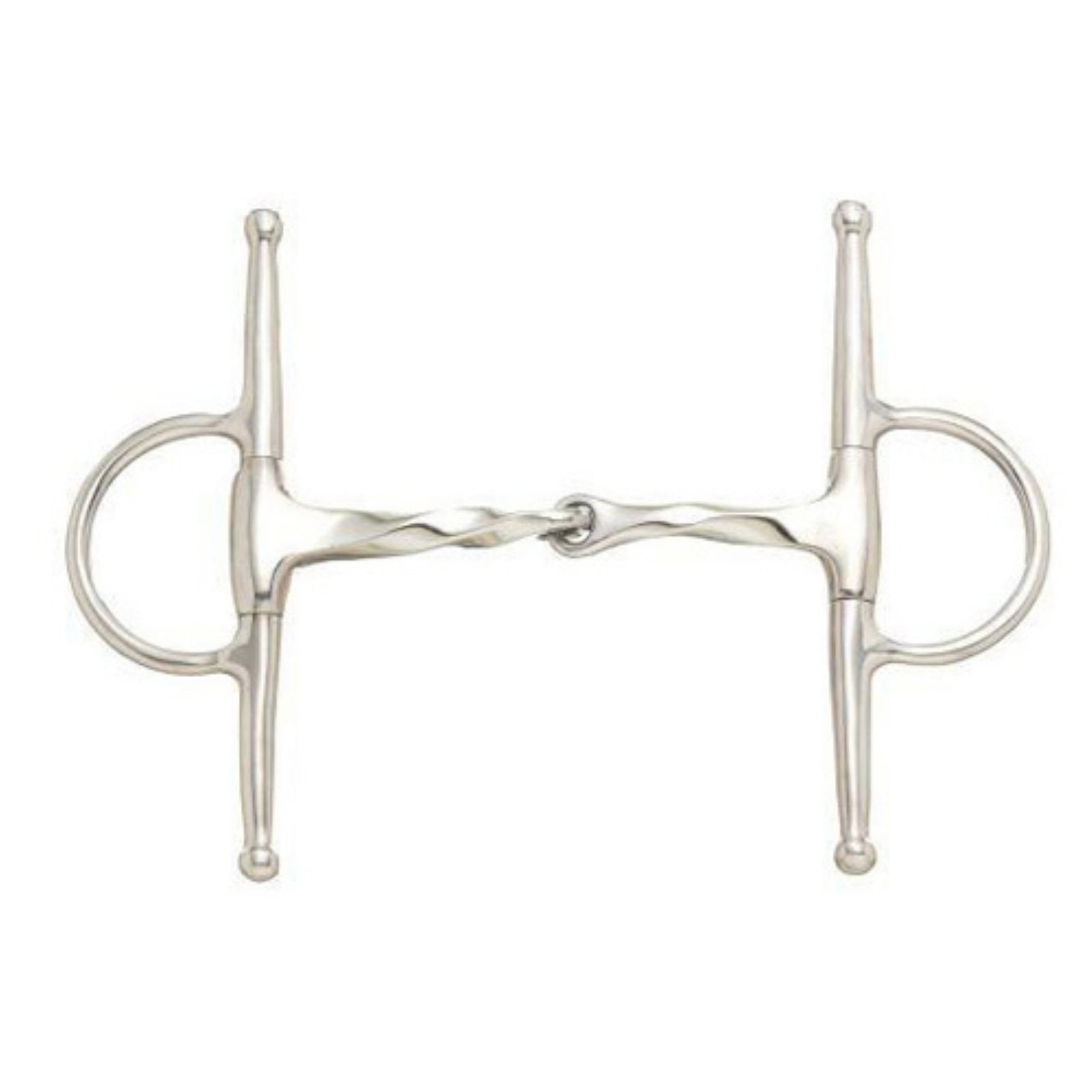 Kelly Silver Star Twisted Full Cheek Snaffle Bit