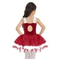thumbnail image 2 of Zaldita Girls Ms Santa Clause Christmas Costume Shiny Sequins Tutu Dress Ballet Ice Skater Dancewear Red 4, 2 of 7