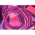 thumbnail image 1 of Ahgly Company Indoor Rectangle Abstract Pink Contemporary Area Rugs, 8' x 12', 1 of 4