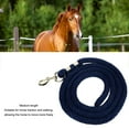 thumbnail image 4 of Ligne de Fente pour Cheval, Corde d'Entraînement pour Cheval à Haute Résistance et Haute Traction, Ligne de Fente pour Cheval, Bride de Cheval, Ligne de Fente pour Cheval avec Bouton-Pression pour l'Entraînement, la Compétition et la Traction Quotidienne 2 Mètres, 4 of 7