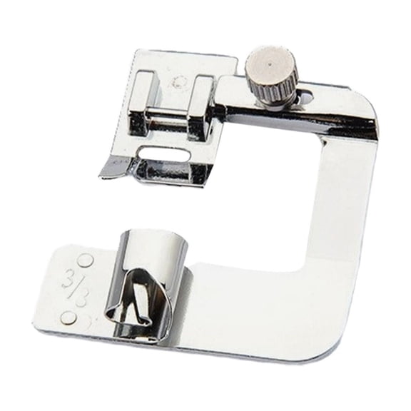 Rolled Hem Foot Presser Set for Domestic Sewing Machines,Sewing Machine Presser Feet Blind Hem Stitch,Blind Hem Foot Rolled Foot Presser Set,7 Size, Silver,Compatible(6mm)