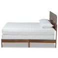 thumbnail image 3 of Baxton Studio Anthony Modern and Contemporary Walnut Brown Finished Wood Queen Size Panel Bed, 3 of 8