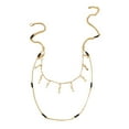 thumbnail image 2 of Collar Xihbxyly Cuentas de Arroz Mujer Estrella de Cinco Puntas Doble, 2 of 6