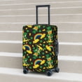 thumbnail image 6 of Honeii Happy St. Patrick's Day Elastic Luggage Cover, featuring double-sided printing, is the ideal companion for travel, business trips, and daily use(not included suitcase )-Medium, 6 of 7