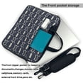 thumbnail image 2 of Lsque Ski Goggles Vintage Print Pattern Laptop Bag – Portable & Slim Single-Shoulder Computer Case with Adjustable Strap, Protective, Lightweight for 13”/14”/15.6” Laptops, 2 of 8