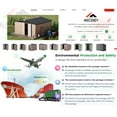 thumbnail image 2 of AECOJOY 12' x 12' Outdoor Metal Storage Shed with Lockable Door for Backyard& Patio, Outside use, 2 of 7