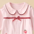 thumbnail image 6 of JFOPQVSM Newborn Baby Girl Clothes Preemie Fall Winter Floral Outfits Infant 0 3 6 12 18 Months Romper,Cute Babies Jumpsuits, 6 of 6