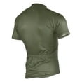 thumbnail image 2 of joogoo Olive Green Solid Pattern Men's Cycling Jerseys Mountain Bike Short Sleeve Tops 2XL, 2 of 7
