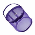 thumbnail image 3 of WRISTBIQUE Lightweight Purple Mesh Bag For Knitting Tools Travel 1Pack, 3 of 8