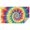 Colorful Tie Dye, variant on Colorful Tie Dye Spiral Pattern Rectangle Tablecloth 60"x102",Waterproof Polyester Rectangle Table Cloth, Wipeable Spillproof Polyester Tablecloth for Dining, Camping, Indoor and Outdoor