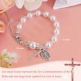 thumbnail image 3 of ANNECOSK First Holy Communion Gift for Girls (Youth), Catholic Rosary Cross Bracelet, 1st Communion Favor, Regalo Recuerdo de Primera Comunión Para Niñas, 3 of 9