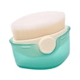 thumbnail image 1 of New Single White Plastic Handle Foundation Make up Brush Portable Fiber Wool Transparent Cover Makeup Brush, 1 of 4