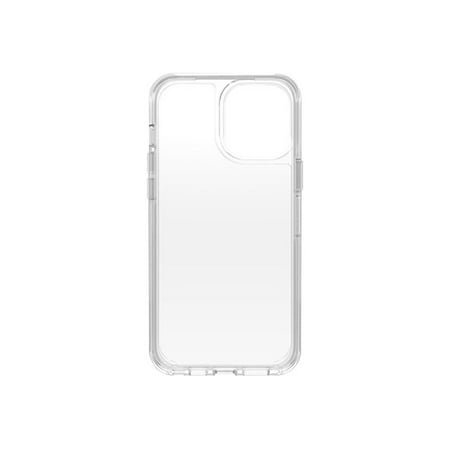 OtterBox Symmetry Series - Back cover for cell phone - polycarbonate, synthetic rubber - clear - for Apple iPhone 12 Pro Max