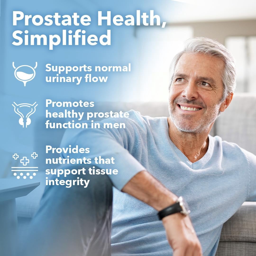 Lifeseasons Pros-T - Prostate Support Supplement - Saw Palmetto, Phytosterol, Zinc, Nettle, Vitamin D-3 & B6 - Promote Healthy Prostate Function & Normal Urinary Flow - 60 Softgels