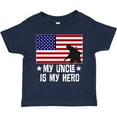 thumbnail image 3 of Inktastic Military Uncle is My Hero US Flag Boys or Girls Toddler T-Shirt, 3 of 5