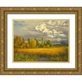 thumbnail image 1 of Adamov, Alexey 18x15 Gold Ornate Wood Framed with Double Matting Museum Art Print Titled - Clouds in Summer, 1 of 4
