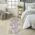 thumbnail image 5 of Nourison Aloha Outdoor Blue Mocha 2' x 6' Area Rug (2x6), 5 of 8