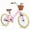 Sakura Pink, variant on Vollsch 12 Inch Kids Retro Vintage Style Bike for Age 7-15 Years Old Little Girls Toddlers Bicycles with Basket Training Wheels and Bell Mint Green