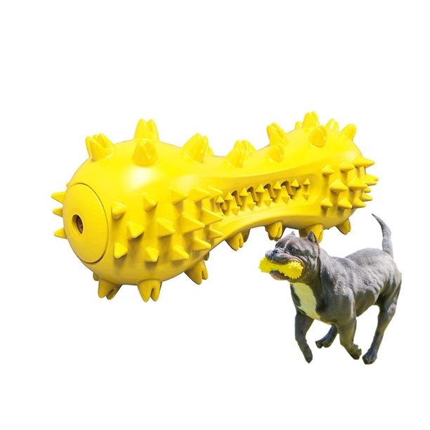 Juguete para masticar para perros WEIHJMXG masticadores agresivos amarillo