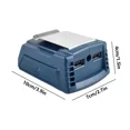 thumbnail image 2 of Adapter Converter Dual 5V USB Charger For Bosch 18V Li-ion Battery 12V DC port, 2 of 5