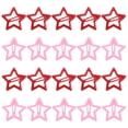 thumbnail image 2 of BRIGHTFUFU Pinzas para el pelo de estrella de 20 piezas antideslizantes para niños pequeños, pasadores de pelo de Metal bonitos, accesorios para el cabello para mujeres y niñas, rosa y rojo, 2 of 7