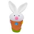 thumbnail image 2 of Decoración de conejito de Pascua, maceta, figura de conejo, adorno de escritorio, estatua de conejo conejo blanco, 2 of 7
