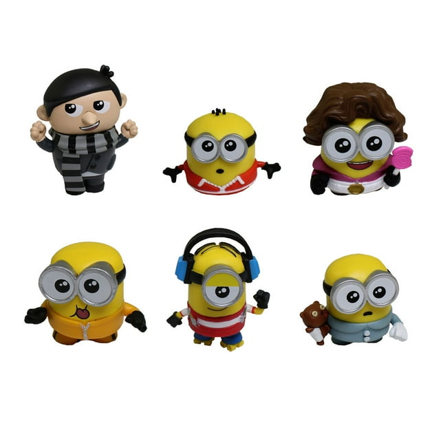 Funko Mystery Minis Vinyl Figures Minions Rise Of Gru Movie Set Of 6 70s Bob Tracksuit Otto 4 Walmart Com