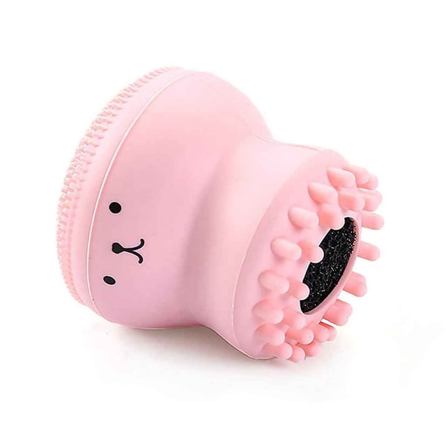 Soidarity Cepillos para de cara, masaje de limpieza de pulpo, producto para el cuidado de la piel, exfoliante, exfoliante lavable para hombre Desmaquilladores Como se muestra Soidarity MR2977-00