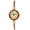 Gold/Red, variant on 23mm Montres Carlo Women Modern Fashion Dress Wired Bangle Quartz Watch Luxury (Silver)