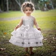 thumbnail image 2 of FDDMis 18 Month Christmas Dress Dresses for Teens Green Dress Girls 6x Girls Clothes Boy Baby Clothes Baby Girl Outfits 6-9 Months Boy Baptism Outfit, White 6-12 Months, 2 of 4