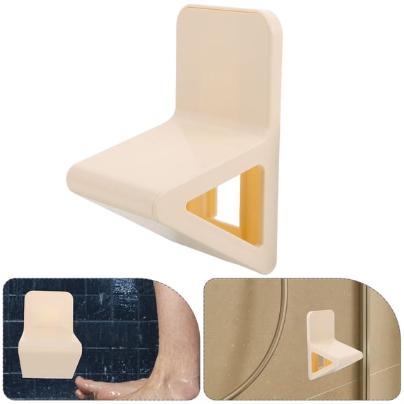 HOMOBABE Home Bathing 1Pcs Anti-slip Shower Step Stool for Shaving Legs Elderly and Pregnant Women 16.0x11.0x10.0in