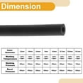 thumbnail image 4 of Unique Bargains 3/16" Fuel Line Kit 4.92ft Vacuum Hose Automotive Fuel Hose with 8 Clamps 1 Set, 4 of 7