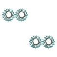 thumbnail image 1 of Pendientes de Cristal Colgante Vintage Sonducket Joyería Artística de Aniversario de Boda, 1 of 6