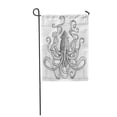 thumbnail image 1 of SIDONKU Creature Sea Monster Giant Squid Etching Kraken Black Drawn Hand Garden Flag Decorative Flag House Banner 28x40 inch, 1 of 1