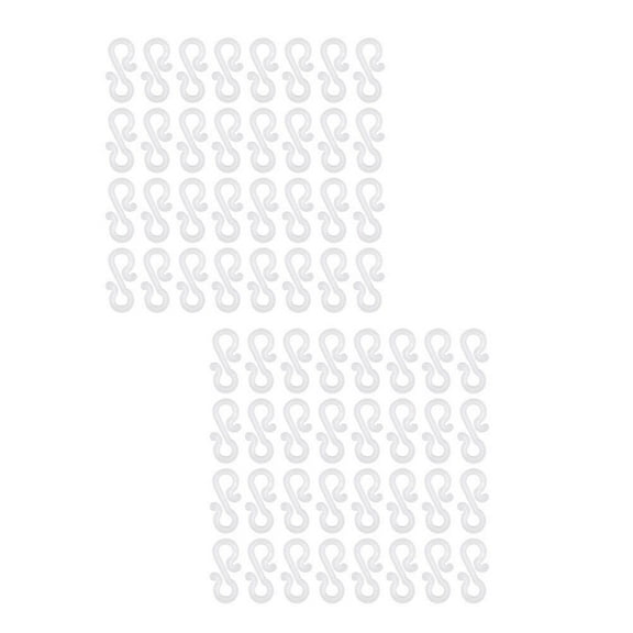 NIYANGLE Outdoor Light Clips 100Pcs 3.5X1Cm