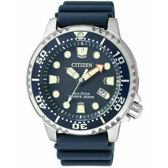 Citizen Men's Promaster BN0151-17L Silver Silicone Japanese Quartz Diving Watch