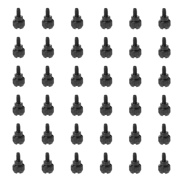 Weiweiguan 100 Pcs Vis à Pouce Étui d'Ordinateur de Bureau Vis à Molette Accessoire d'Ordinateur