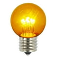 thumbnail image 1 of Vickerman XLED2657 0.9W Gold Glass G50 Transparent LED Replacement Bulb - 5 Per Box, 1 of 1