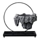 thumbnail image 4 of Maceta de resina para bonsái, accesorios de decoración para jardín, maceta para oficina Estilo gris oscuro E, 4 of 9