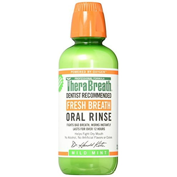 TheraBreath Oral Rinse with Dosage Cap-16 oz