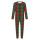 thumbnail image 5 of Pijama navideño para hombre, blusa y pantalones con estampado navideño a cuadros., 5 of 5