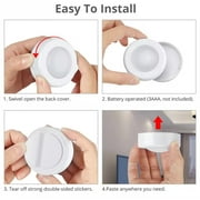 6pcs LED Spotlights 2 Remote Controls RGB Design - Multicolored White
