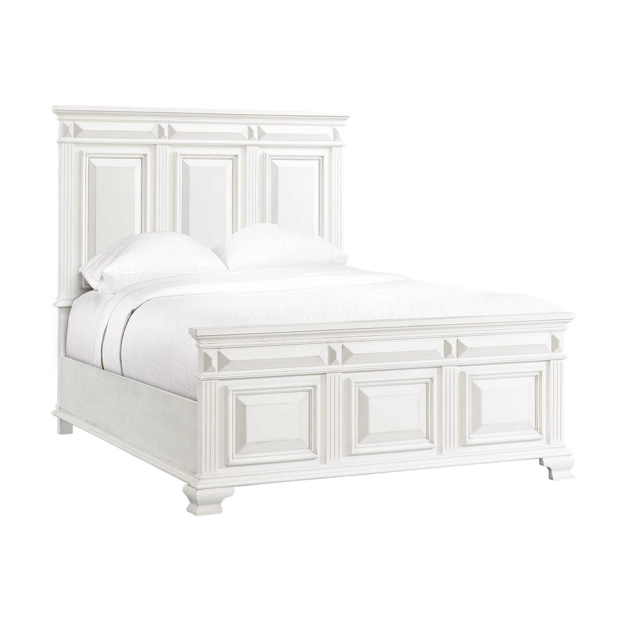 Picket House Furnishings Trent Queen Panel Bed in White