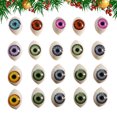 thumbnail image 2 of 100PCS Simulated Hemisphere Eyeballs Fake Eyes Decor Creative DIY Accessories for Kids Craftsman Phone Case (12x16MM Mix, 2 of 7