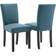 thumbnail image 2 of Sunvasagoo Set of 4/6 Upholstered Parsons Dining Chairs, Fabric Kitchen Chairs w/ Nailhead Trim, 2 of 9