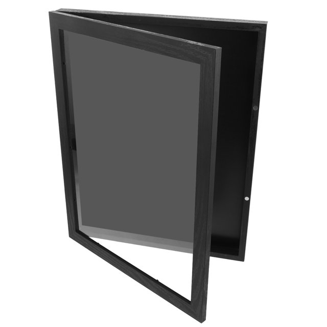 Caja de exhibición de uniformes deportivos: vitrina de madera con frente transparente, marco de pared y escritorio para la conservación de camisetas de béisbol y fútbol.