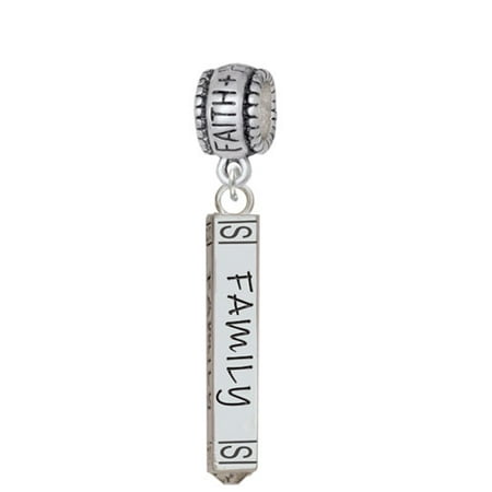 Family Bar - Faith Hope Love Charm Bead