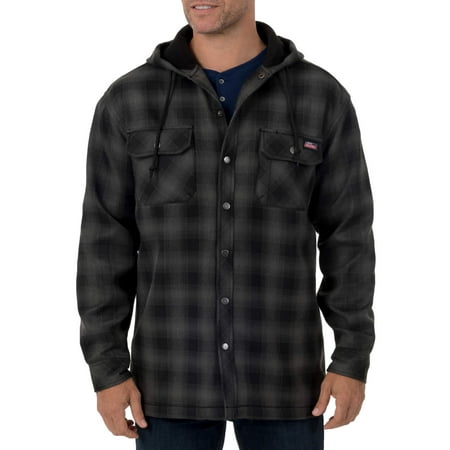 Dickies - Dickies Men's Twill Polar Fleece Lined Shirt Jacket - Walmart.com